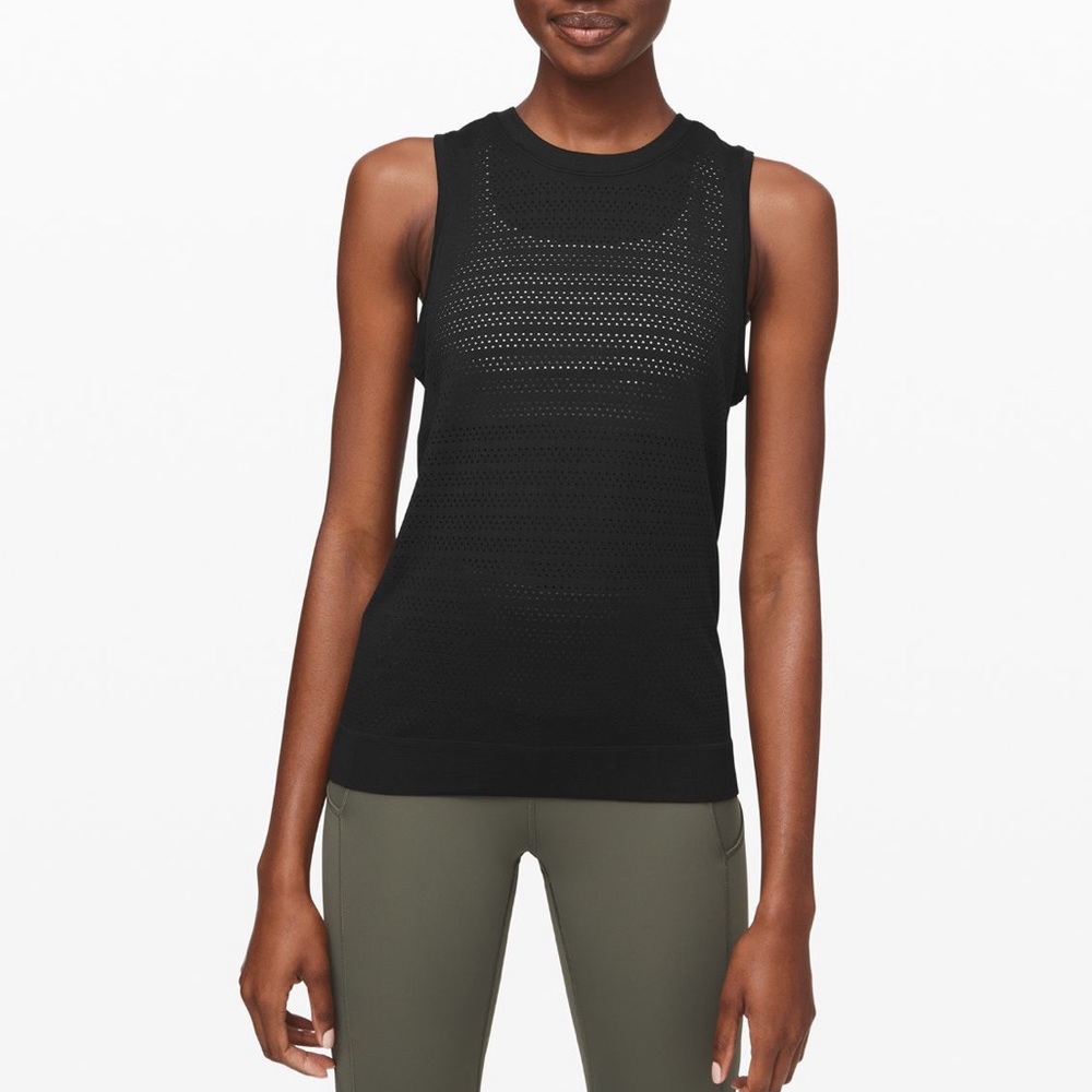 Lululemon purple breeze by muscle tank